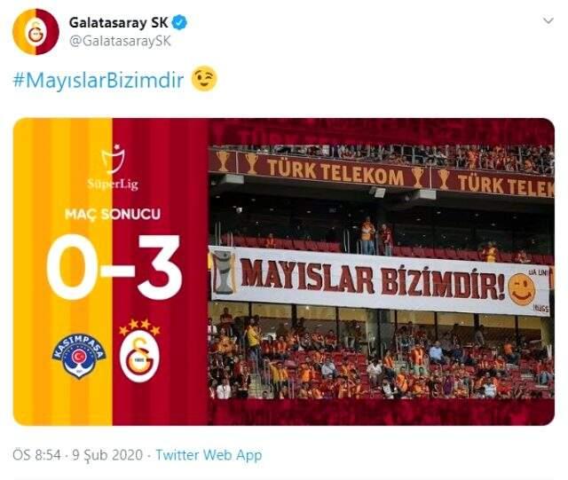 Galatasaray'ın şampiyonluk paylaşımı, sosyal medyayı salladı