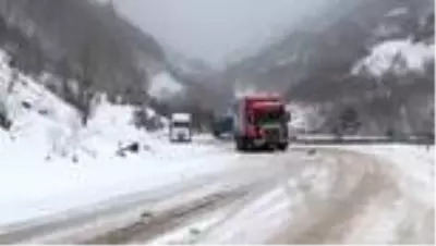 Kar yağışı ulaşımda aksamalara yol açtı