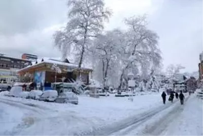 Karadeniz'de kar yağışı etkili oluyor Karadeniz'de kar yağışı etkili oluyor