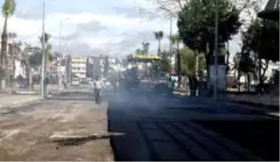 Şafak mahallesinde asfalt yenileme çalışşması