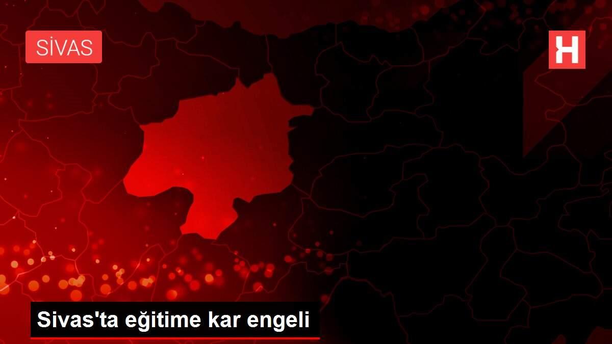 Sivas'ta eğitime kar engeli