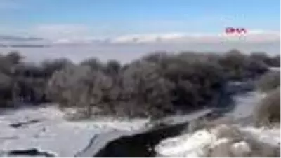 Ardahan doğu buz kesti göle -40'ı gördü Ardahan doğu buz kesti göle -40'ı gördü