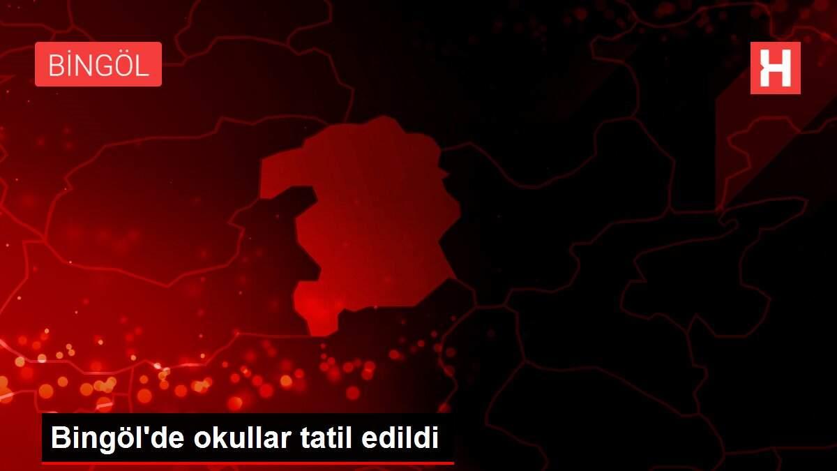 Bingöl'de okullar tatil edildi
