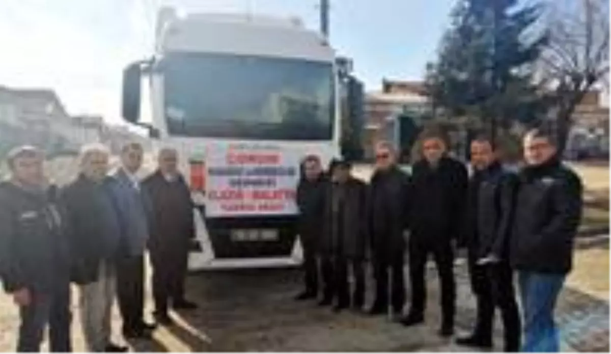 Çorum'dan Elazığ'a yakacak yardımı