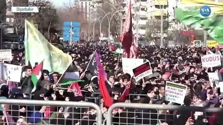 Diyarbakır'da Trump'ın Ortadoğu Barış Planına Tepki