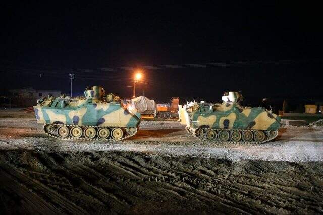 İdlib'e gece yarısı askeri sevkiyat yapıldı