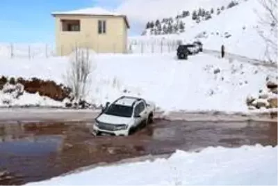 Karın tadını Off-road yaparak çıkardılar Karın tadını Off-road yaparak çıkardılar