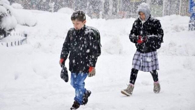 14 ilde olumsuz hava koşulları nedeniyle eğitime ara verildi