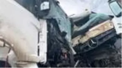 Şile yolunda hafriyat kamyonu ile su tankeri kafa kafaya çarpıştı (1)