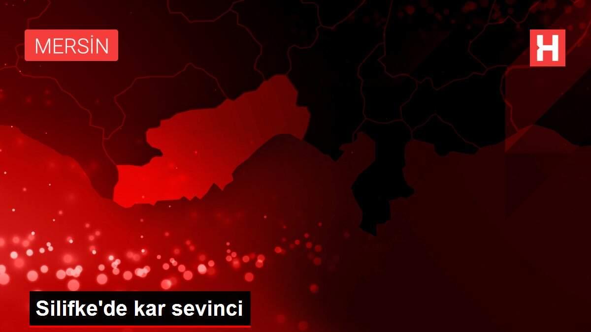 Silifke'de kar sevinci