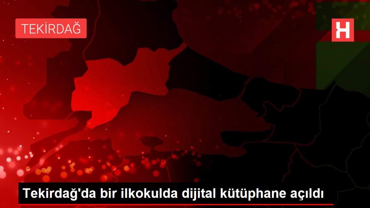 Tekirdağ'da bir ilkokulda dijital kütüphane açıldı Tekirdağ'da bir ilkokulda dijital kütüphane açıldı