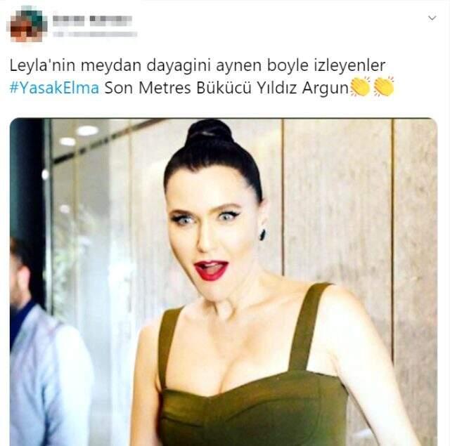 Yasak Elma'da Yıldız'ın Leyla'ya saldırdığı sahne Twitter'da trend oldu