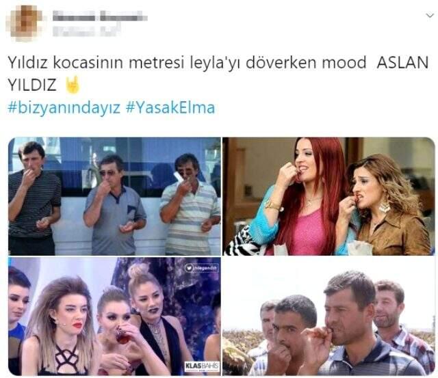 Yasak Elma'da Yıldız'ın Leyla'ya saldırdığı sahne Twitter'da trend oldu