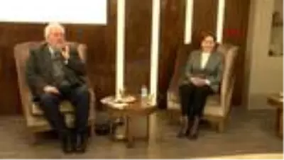Akşener, 'tarih ve gelecek' konulu söyleşiye katıldı