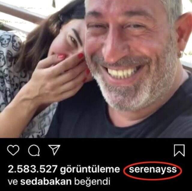 Serenay Sarıkaya'nın geçen sene Defne Samyeli ve Cem Yılmaz'ın videosunu beğendiği ortaya çıktı