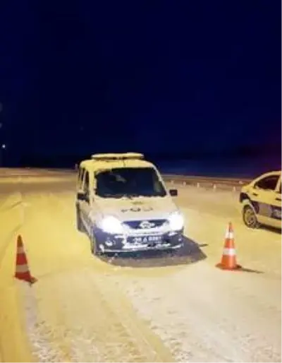 Sivas-Malatya kara yolu ulaşıma kapandı