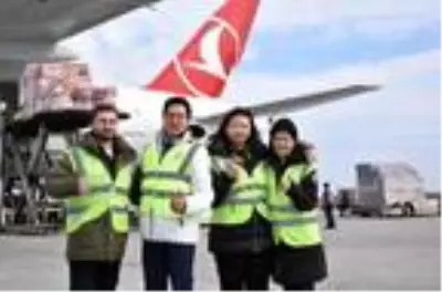 Turkish Cargo, Çin'e yardım malzemesi taşıdı Turkish Cargo, Çin'e yardım malzemesi taşıdı
