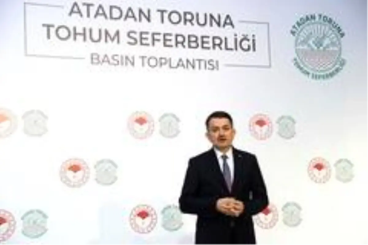 Bakan Pakdemirli: 'Cumhuriyet tarihinin en kapsamlı yerli tohum seferberliğini başlatıyoruz'