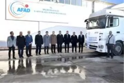Balıkesir'den Elazığ'a yardım TIR'ı
