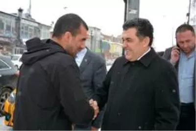 Başkan Demir'den ilçelere çıkarma Başkan Demir'den ilçelere çıkarma