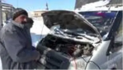 Erzurum doğu'da belediyelerin soğuk ve karla zorlu mücadelesi