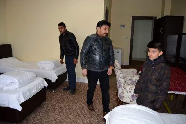 Gaziantepli iş insanı otelini sokakta kalan evsizlere açtı