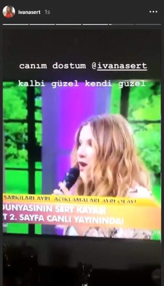Ivana Sert sosyal medyada hesapları karıştırdı, kendisi için övgü dolu paylaşımlar yaptı