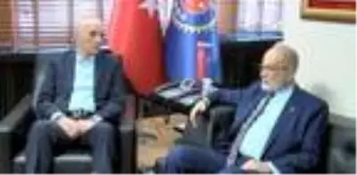 Karamollaoğlu, Türk-İş Genel Başkan Atalay'ı ziyaret etti Karamollaoğlu, Türk-İş Genel Başkan Atalay'ı ziyaret etti