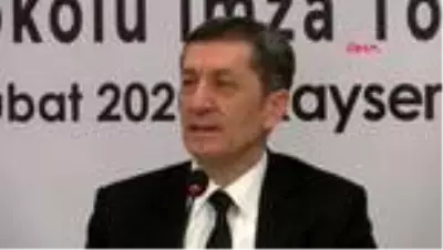 Kayseri bakan selçuk öğrencilerimizin okullarda atölyelerle tanışması çok önemli