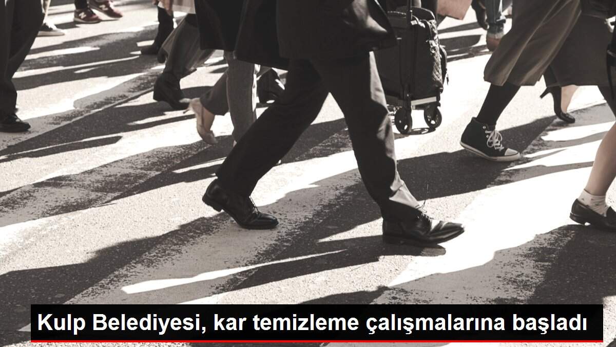 Kulp Belediyesi, kar temizleme çalışmalarına başladı