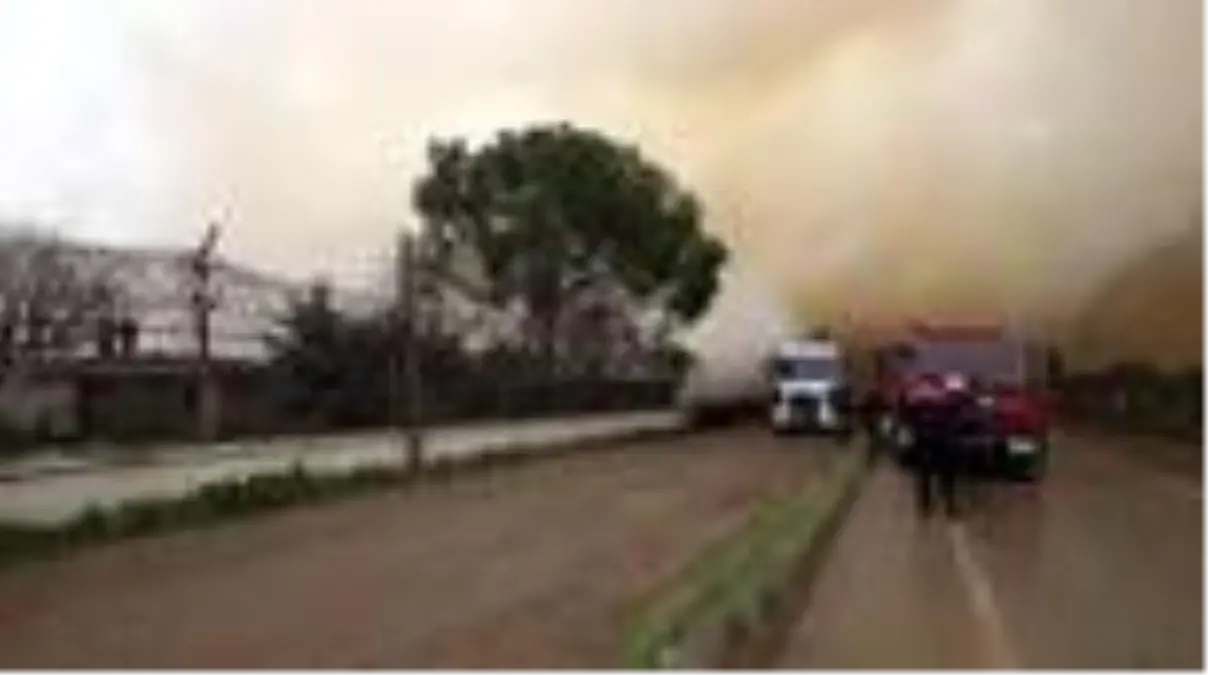 Pamuk yağı fabrikasındaki yangın soğutma çalışmaları sırasında yeniden başladı (2)