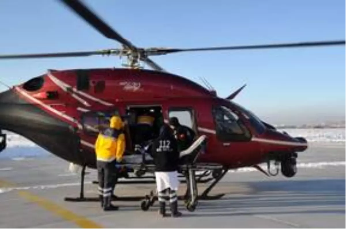 Van'da polis helikopteri diyabet hastası için havalandı
