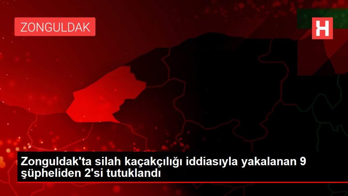 Zonguldak'ta silah kaçakçılığı iddiasıyla yakalanan 9 şüpheliden 2'si tutuklandı