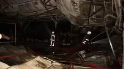 Ankara Akyurt'ta fabrikada çıkan yangın söndürüldü