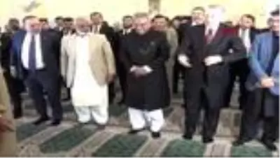 Erdoğan, cuma namazını pakistan cumhurbaşkanlığı mescidinde kıldı