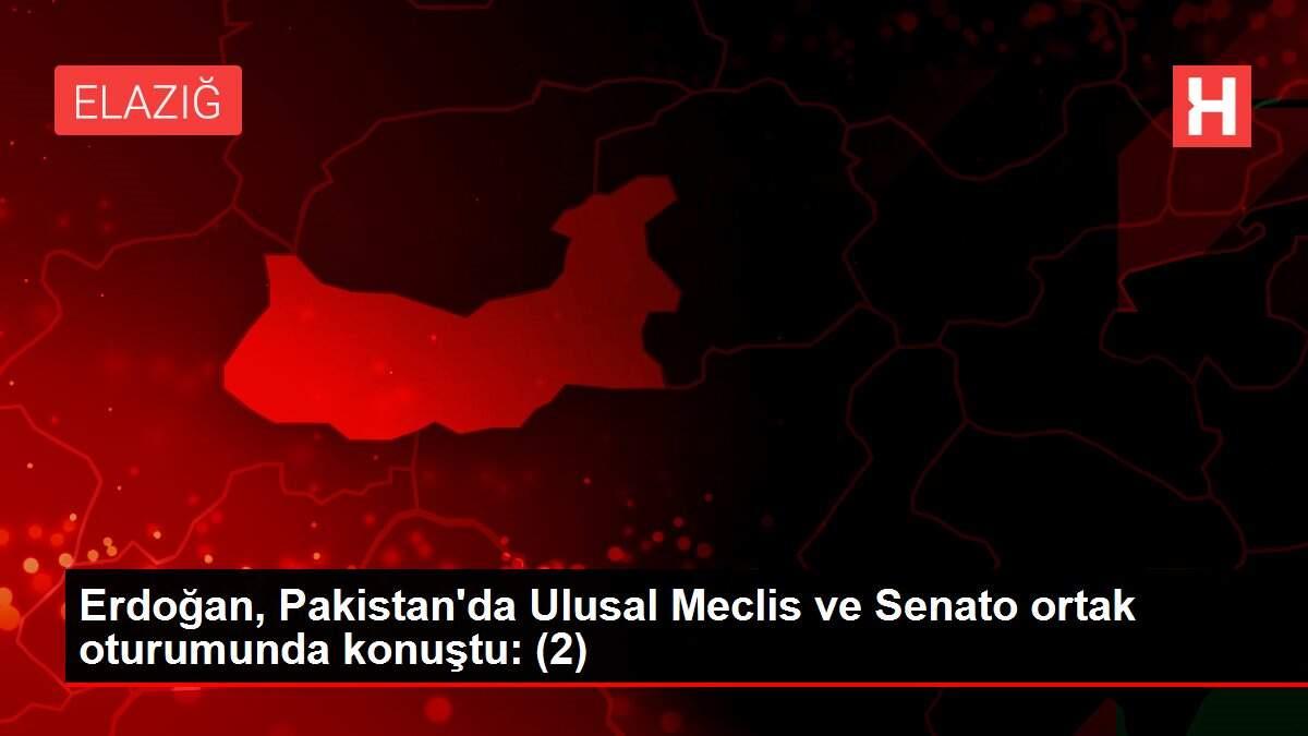 Erdoğan, Pakistan'da Ulusal Meclis ve Senato ortak oturumunda konuştu: (2)