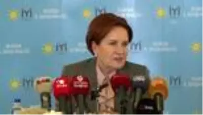 İYİ Parti Genel Başkanı Akşener partisinden istifaları değerlendirdi İYİ Parti Genel Başkanı Akşener partisinden istifaları değerlendirdi