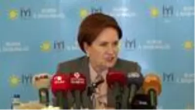 İYİ Parti Genel Başkanı Akşener partisinden istifaları değerlendirdi İYİ Parti Genel Başkanı Akşener partisinden istifaları değerlendirdi