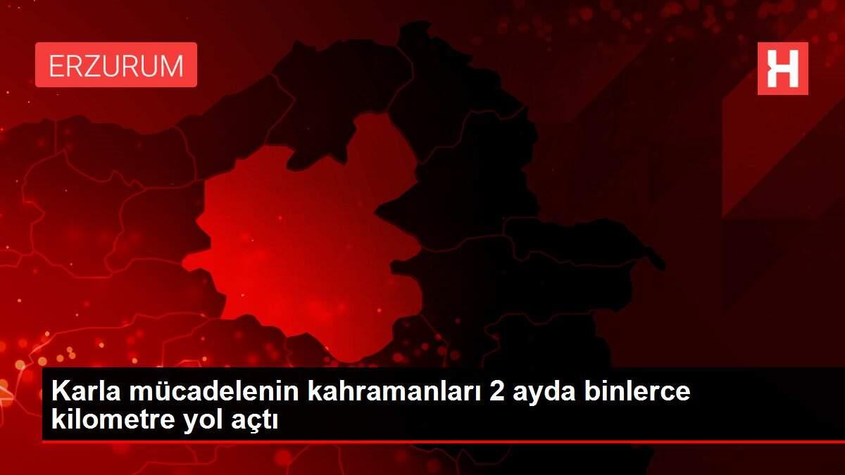 Karla mücadelenin kahramanları 2 ayda binlerce kilometre yol açtı