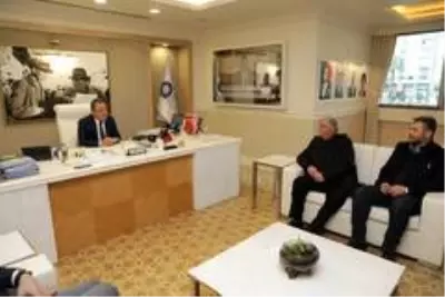 Konyalılar ve Karadenizliler Derneklerinden Başkan Böcek'e ziyaret Konyalılar ve Karadenizliler Derneklerinden Başkan Böcek'e ziyaret