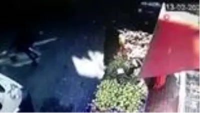 Küçük çocuğun ölümden döndüğü anlar kamerada