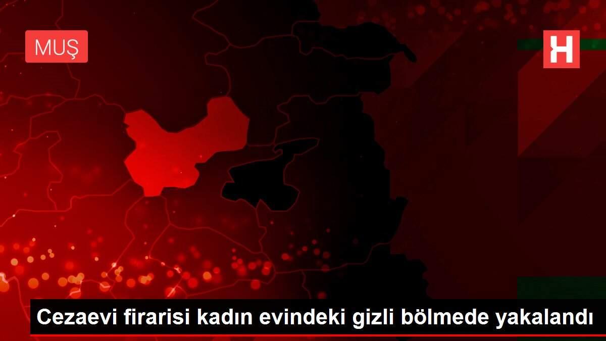 Cezaevi firarisi kadın evindeki gizli bölmede yakalandı