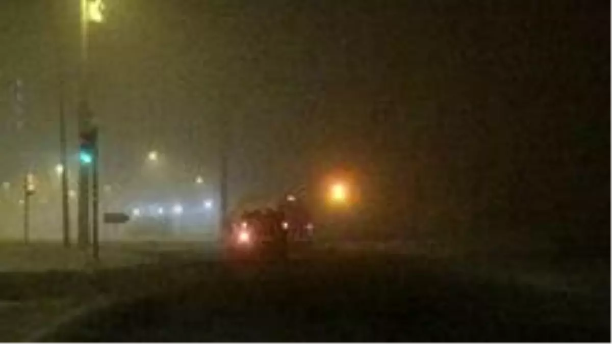 Diyarbakır'da sis esareti... Görüş mesafesi 30 metrenin altına düştü, sürücüler zor anlar yaşadı