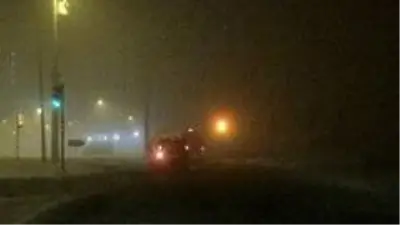 Diyarbakır'da sis esareti... Görüş mesafesi 30 metrenin altına düştü, sürücüler zor anlar yaşadı
