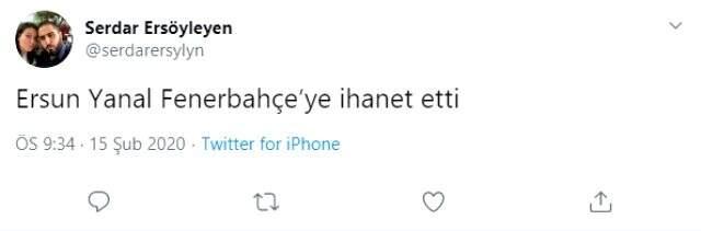 Fenerbahçe taraftarı, teknik direktör Ersun Yanal'ı istifaya çağırdı