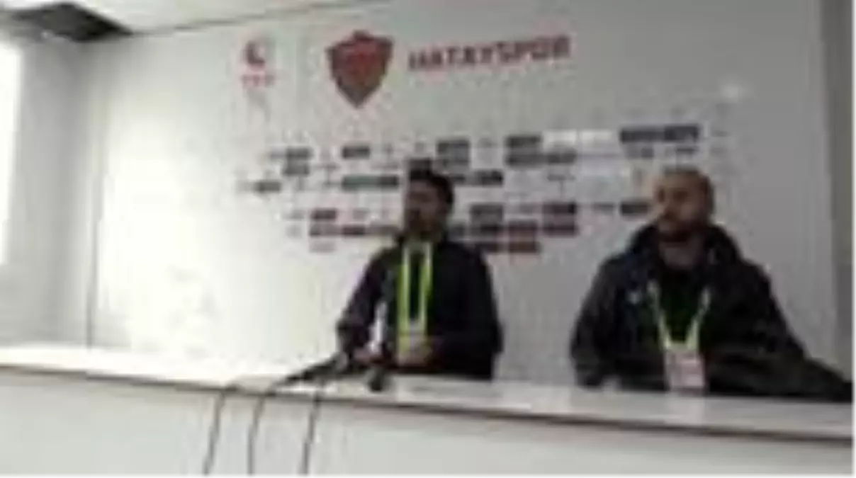 Hatayspor-Akhisarspor maçının ardından