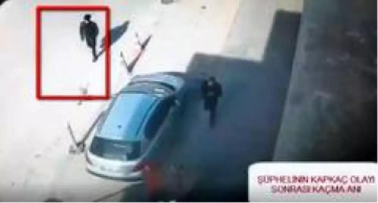 Kapkaç şüphelisi kamerada