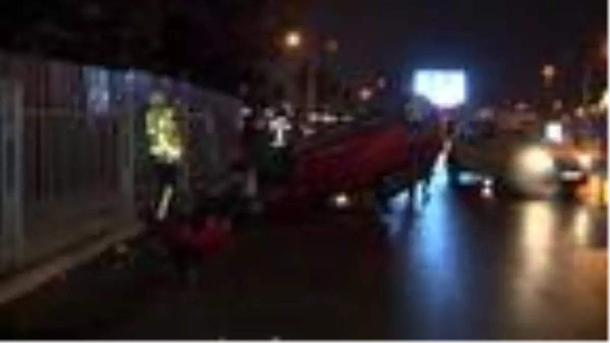 Otomobil takla attı: 1 yaralı