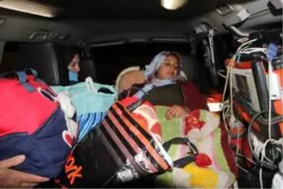 Van'da ekipler doğum hastası kadın için seferber oldu