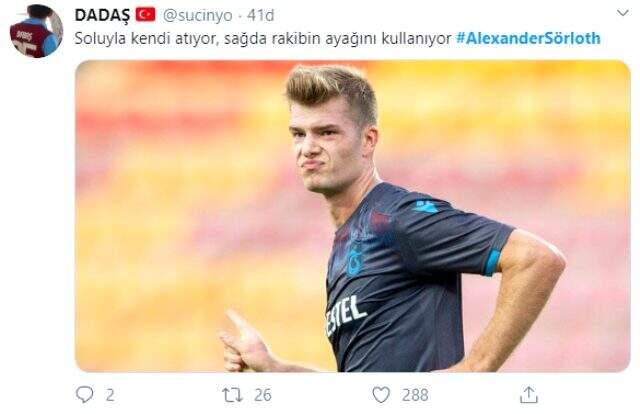 Alexander Sörloth, Trabzonspor taraftarını mest etti